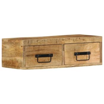 ARDEBO.de - TV-Wandschrank 60x30x19 cm Raues Mangoholz