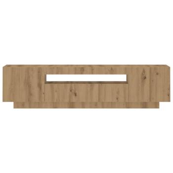 TV-Schrank mit LED-Leuchten Artisan-Eiche 160x35x40 cm