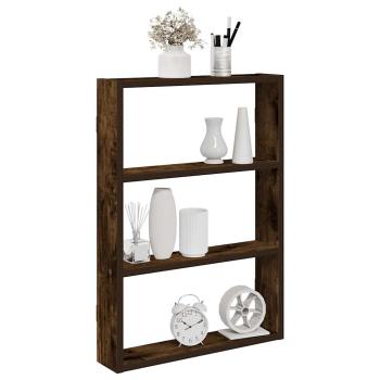 ARDEBO.de - Wandregal Räuchereiche 43x9x60 cm Holzwerkstoff