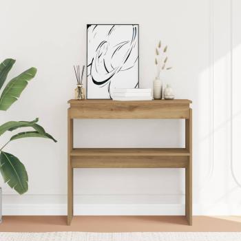 ARDEBO.de - Konsolentisch Artisan-Eiche 80x30x80 cm Holzwerkstoff