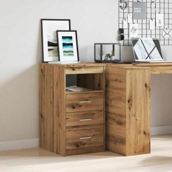 ARDEBO.de - Schubladenschrank Artisan-Eiche 40x50x76 cm Holzwerkstoff
