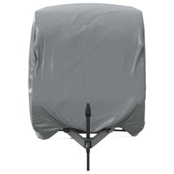 Schutzhülle für Wohnwagen Grau 670x250x220 cm Vliesstoff
