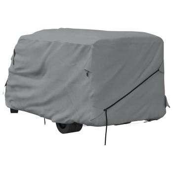 Schutzhülle für Wohnmobil Grau 610x235x275 cm Vliesstoff
