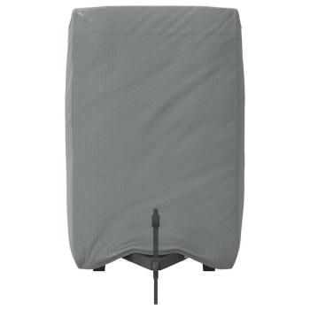 Schutzhülle für Pferdeanhänger Grau 334x148x230 cm Vliesstoff