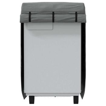 Schutzhülle für Pferdeanhänger Grau 334x148x230 cm Vliesstoff