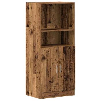 Küchenschrank Altholz-Optik 57x41,5x131,5 cm Holzwerkstoff