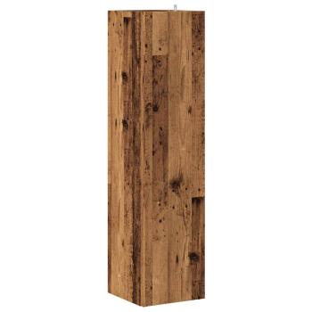 Eckregal Altholz-Optik 33x33x132 cm Holzwerkstoff