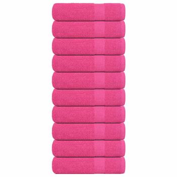 ARDEBO.de - Handtücher 10 Stk. Rosa 50x100 cm 360 g/m² 100% Baumwolle