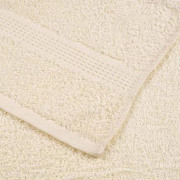 Duschtücher 10 Stk. Creme 70x140 cm 360 g/m² 100% Baumwolle