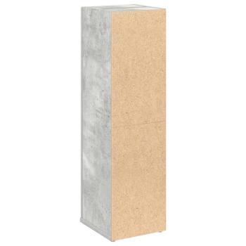 Badezimmerschrank mit Rollenhalter Betongrau 20,5x22x72 cm