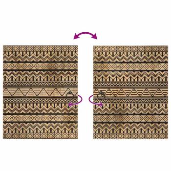 4-tlg. Badmöbel-Set Massivholz Mango