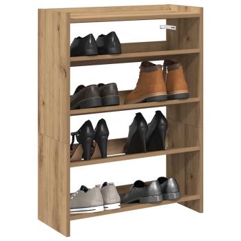 ARDEBO.de - Schuhregal Artisan-Eiche 80x25x61,5 cm Holzwerkstoff