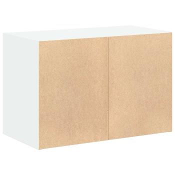 Schrank mit 2 Schubladen Weiß 60x31x40 cm Holzwerkstoff