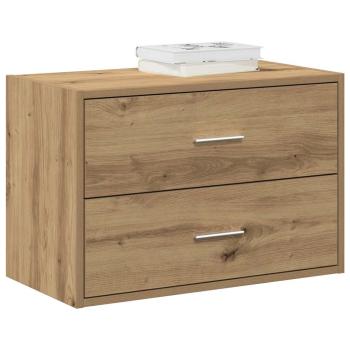 ARDEBO.de - Schrank mit 2 Schubladen Artisan-Eiche 60x31x40cm Holzwerkstoff