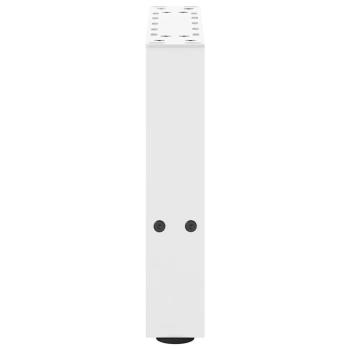 Couchtischbeine Weiß 2 Stk. 40x(30-31) cm Stahl
