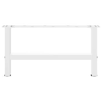 Couchtischbeine Weiß 2 Stk. 30×70 cm Stahl