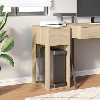 Computerschrank mit Schublade Sonoma-Eiche 30x44x74 cm