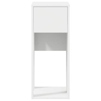Computerschrank mit Schublade Weiß 30x44x74 cm