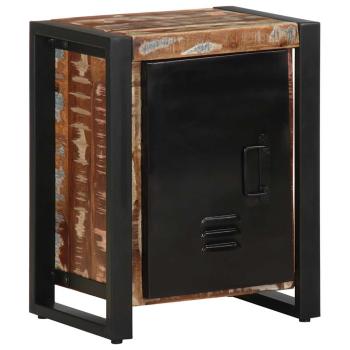 Nachttische 2 Stk. Mehrfarbig Raues Mangoholz