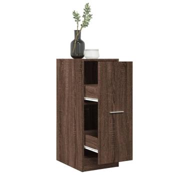 ARDEBO.de - Apothekerschrank Braun Eichen-Optik 30x41x77,5 cm Holzwerkstoff