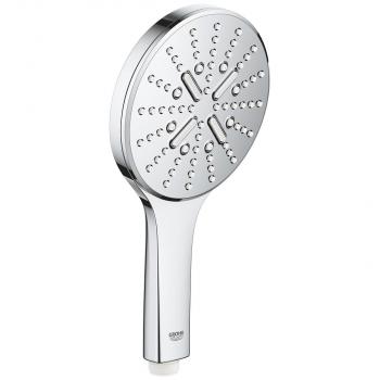 ARDEBO.de GROHE Rainshower Smartactive 130 Handbrause 3 Strahlarten, chrom (26574000)