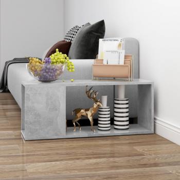 ARDEBO.de - TV-Schrank Betongrau 80x24x32 cm Holzwerkstoff