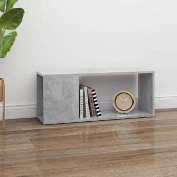 TV-Schrank Betongrau 80x24x32 cm Holzwerkstoff