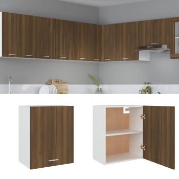 ARDEBO.de - Hängeschrank Braun Eichen-Optik 50x31x60 cm Holzwerkstoff