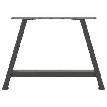 Couchtischbeine A-Form 2 Stk. Anthrazit 70x(42-43) cm Stahl