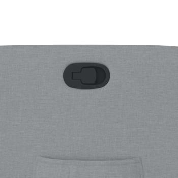 Relaxsessel Hellgrau Stoff