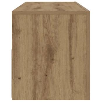 Nachttische 2 Stk. mit LEDs Artisan-Eiche 60x35x40 cm