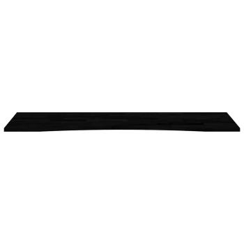 Schreibtischplatte Dunkelbraun 160x50x2,5 cm Massivholz Eiche