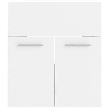Waschbeckenunterschrank Weiß 41x38,5x46 cm Holzwerkstoff