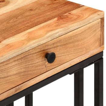 Beistelltisch U-Form 45x30x61 cm Akazie Massivholz