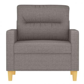 Sofasessel Taupe 60 cm Stoff
