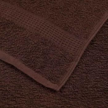 8-tlg. Handtuch-Set Braun 360 g/m² 100% Baumwolle