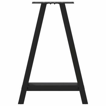 Couchtischbeine A-Form 2 Stk. Schwarz 60x(72-73) cm Stahl