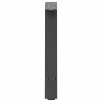 Couchtischbeine A-Form 2 Stk. Anthrazit 50x(42-43) cm Stahl