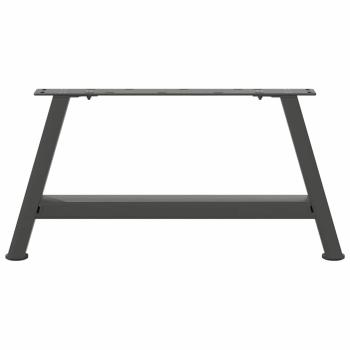 Couchtischbeine A-Form 2 Stk. Anthrazit 60x(30-31) cm Stahl