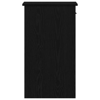 Computerschrank mit Schublade Schwarz 35x45x77 cm