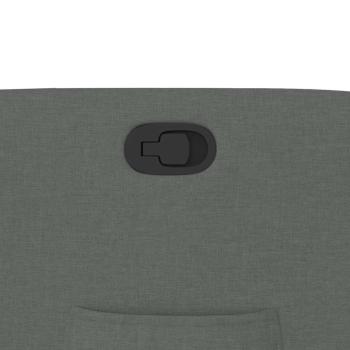 Relaxsessel Dunkelgrau Stoff