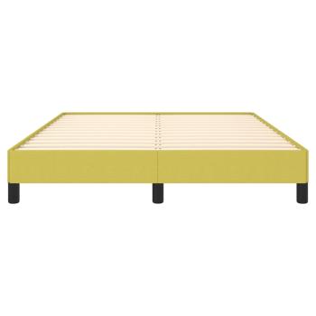 Bettgestell ohne Matratze Grün 140x200 cm Stoff