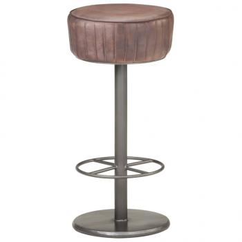 ARDEBO.de - Barhocker Braun Echtleder