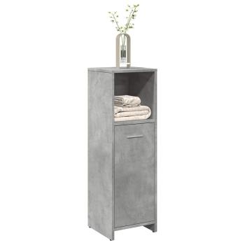 ARDEBO.de - Badezimmerschrank Betongrau 30x30x95 cm Holzwerkstoff