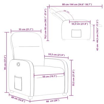 Relaxsessel Braun Stoff