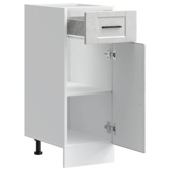 Küchenunterschrank Porto Betongrau Holzwerkstoff