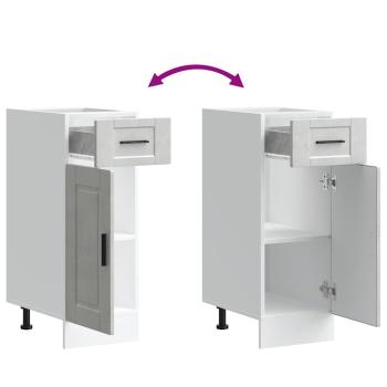 Küchenunterschrank Porto Betongrau Holzwerkstoff