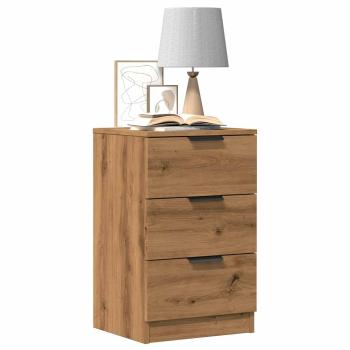 ARDEBO.de - Nachttische 2 Stk. Artisan-Eiche 40x36x65 cm Holzwerkstoff