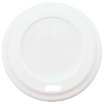 Deckel für Pappbecher Ø60 mm 4oz 1000 Stk. Weiß Kunststoff