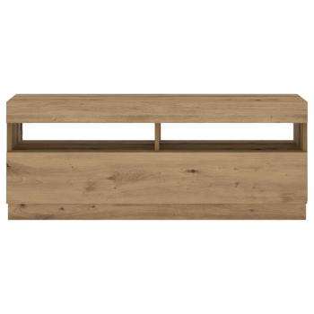 TV-Schrank mit LED-Leuchten Artisan-Eiche 200x35x40 cm